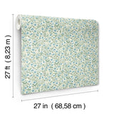 Rifle Paper Co. 4212-84367 Sylvie Blue Wallpaper
