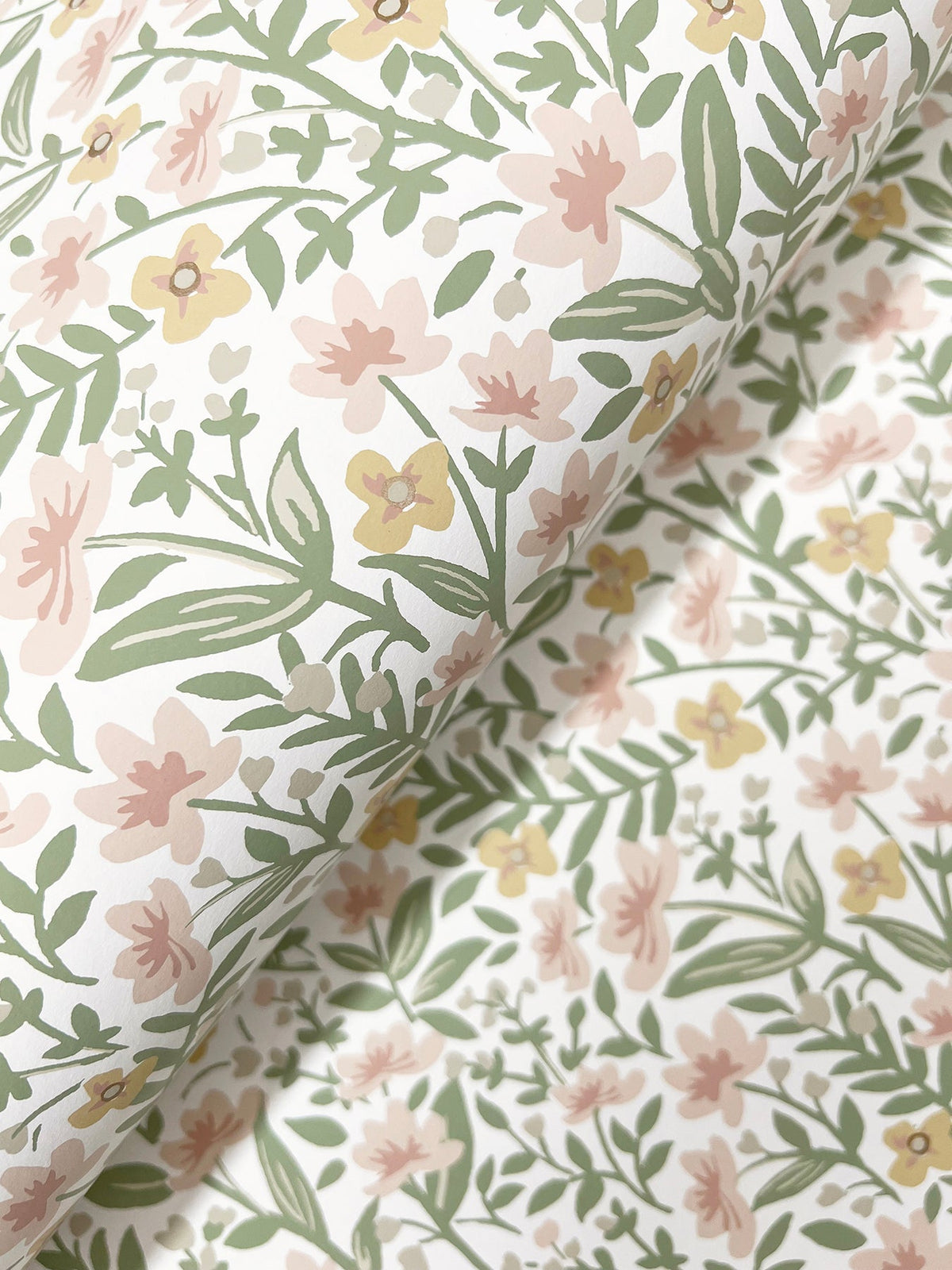 Rifle Paper Co. 4212-84368 Sylvie Blush Wallpaper