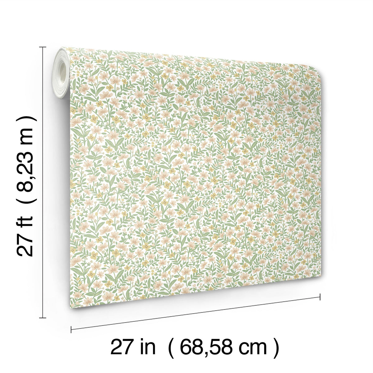 Rifle Paper Co. 4212-84368 Sylvie Blush Wallpaper