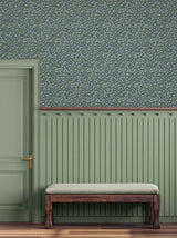 Rifle Paper Co. 4212-84369 Sylvie Navy Wallpaper