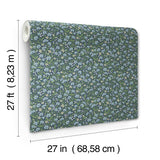 Rifle Paper Co. 4212-84369 Sylvie Navy Wallpaper
