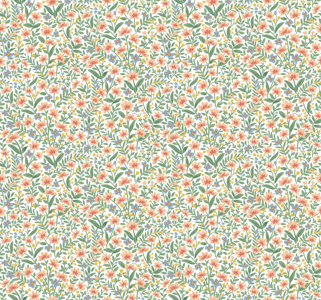 Rifle Paper Co. 4212-84370 Sylvie Rose Multi Wallpaper