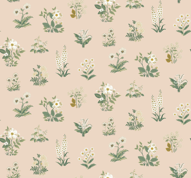 Rifle Paper Co. 4212-84372 Botanical Blush Wallpaper