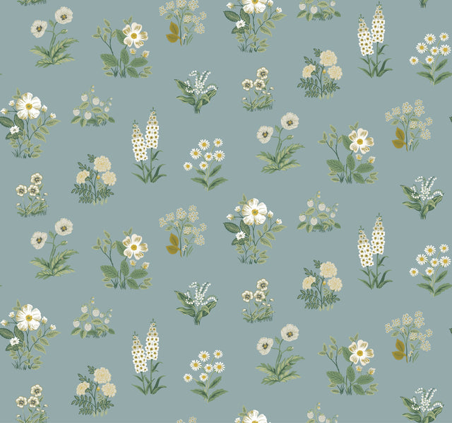 Rifle Paper Co. 4212-84373 Botanical Slate Wallpaper