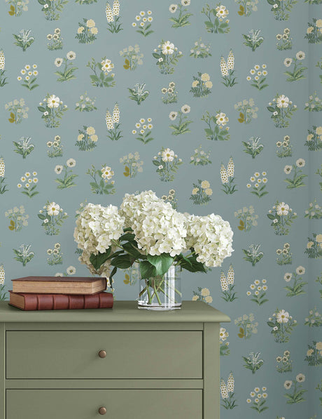 Rifle Paper Co. 4212-84373 Botanical Slate Wallpaper
