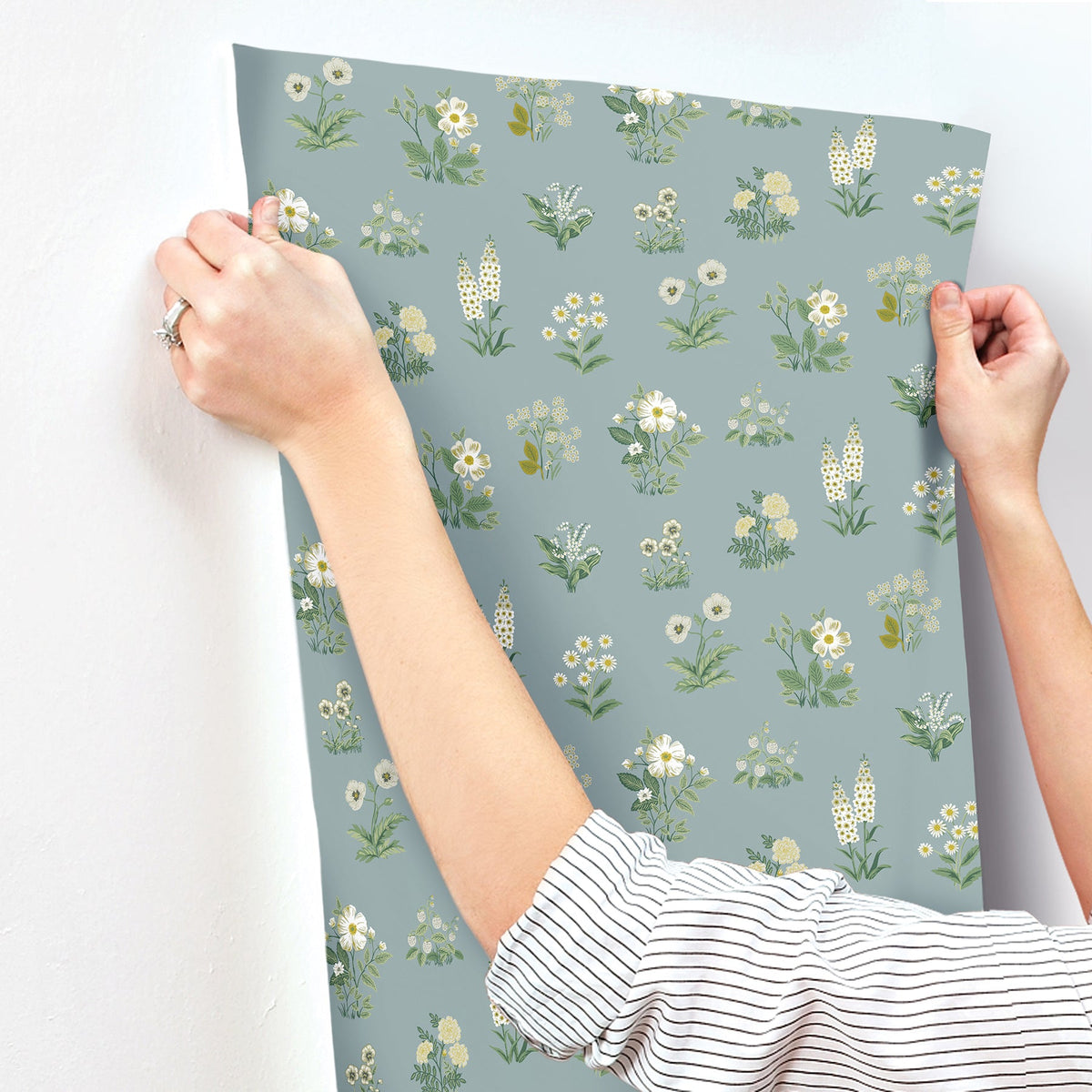 Rifle Paper Co. 4212-84373 Botanical Slate Wallpaper