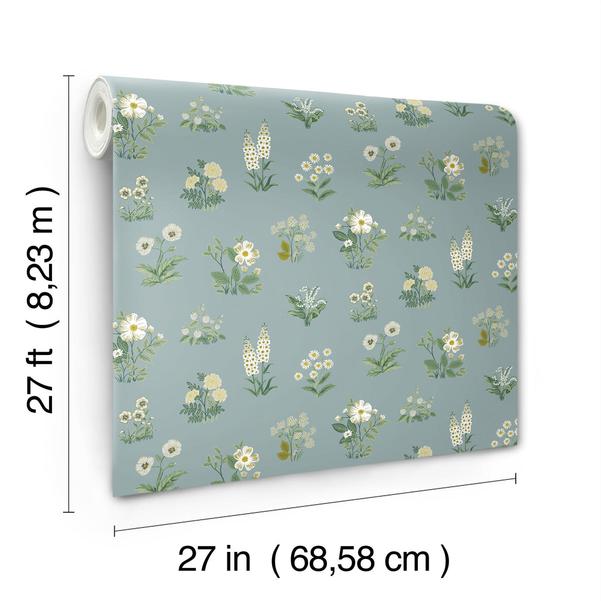 Rifle Paper Co. 4212-84373 Botanical Slate Wallpaper