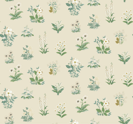 Rifle Paper Co. 4212-84374 Botanical Cream Wallpaper
