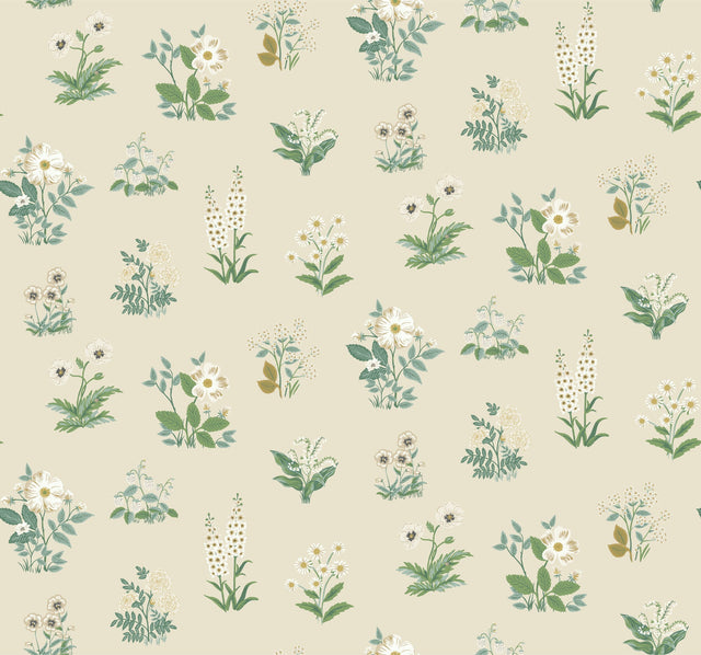 Rifle Paper Co. 4212-84374 Botanical Cream Wallpaper