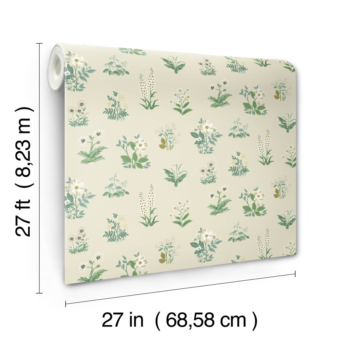 Rifle Paper Co. 4212-84374 Botanical Cream Wallpaper