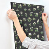 Rifle Paper Co. 4212-84375 Botanical Black Wallpaper