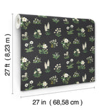 Rifle Paper Co. 4212-84375 Botanical Black Wallpaper