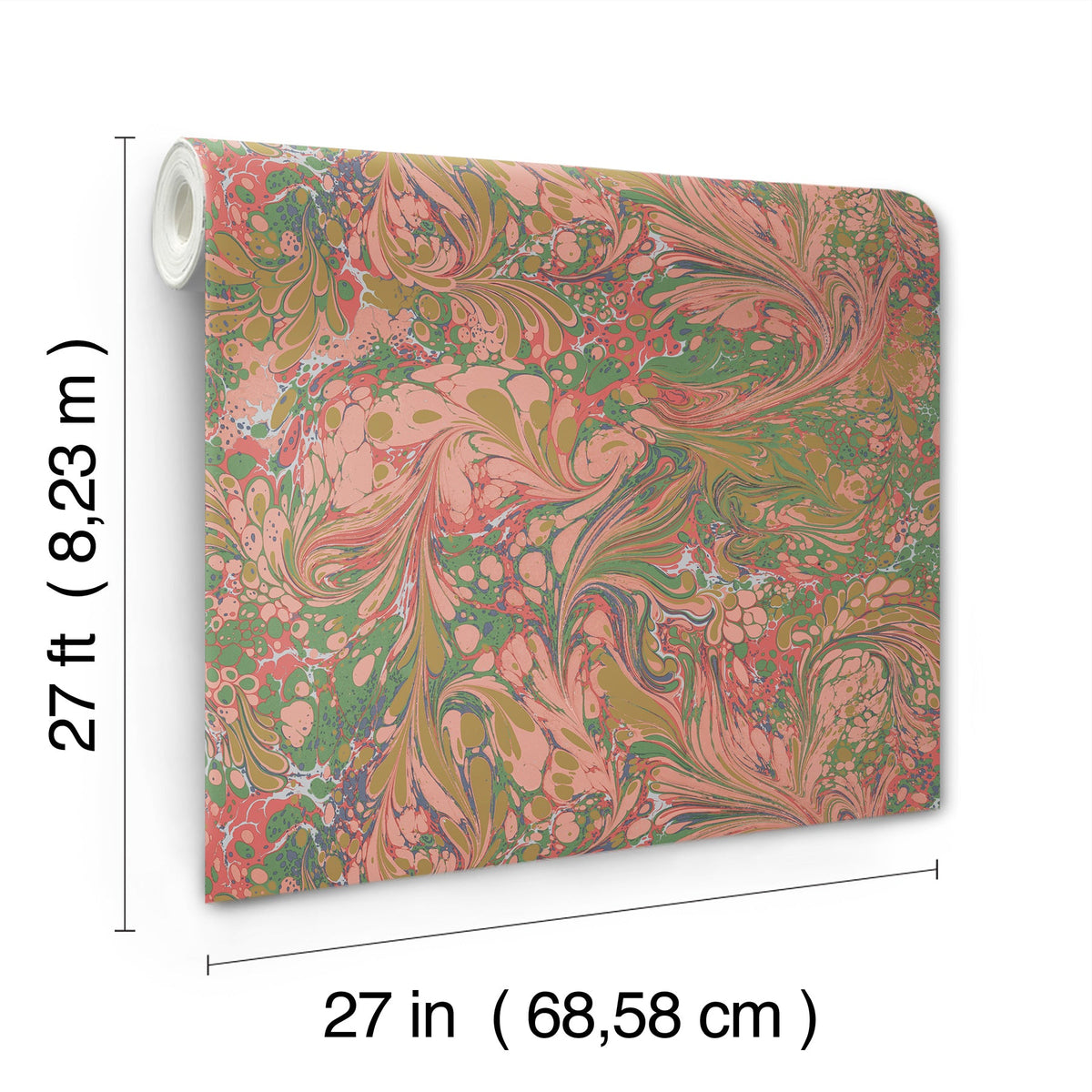 Rifle Paper Co. 4212-84376 Florence Rose Wallpaper