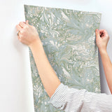 Rifle Paper Co. 4212-84377 Florence Blue Wallpaper