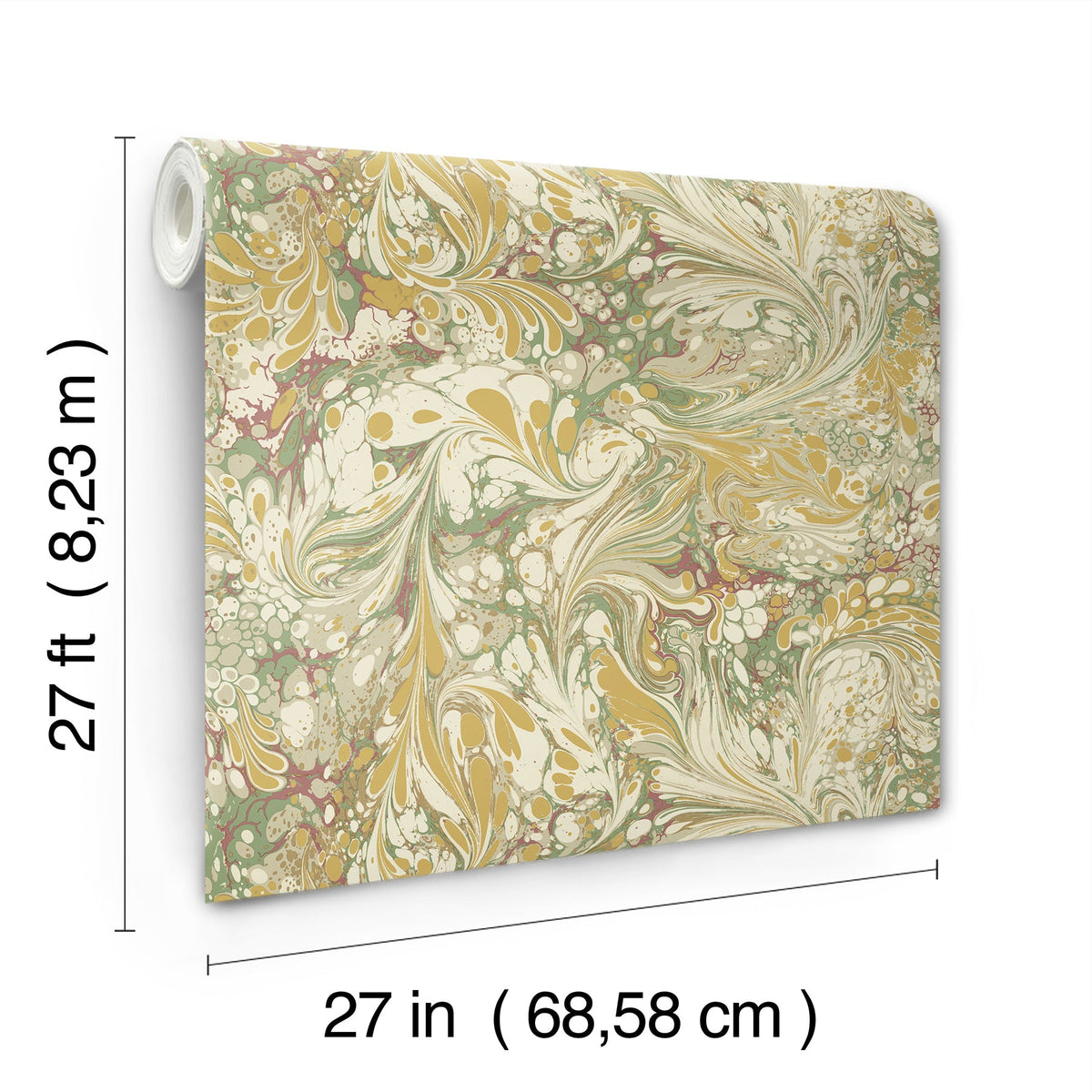 Rifle Paper Co. 4212-84379 Florence Gold Wallpaper