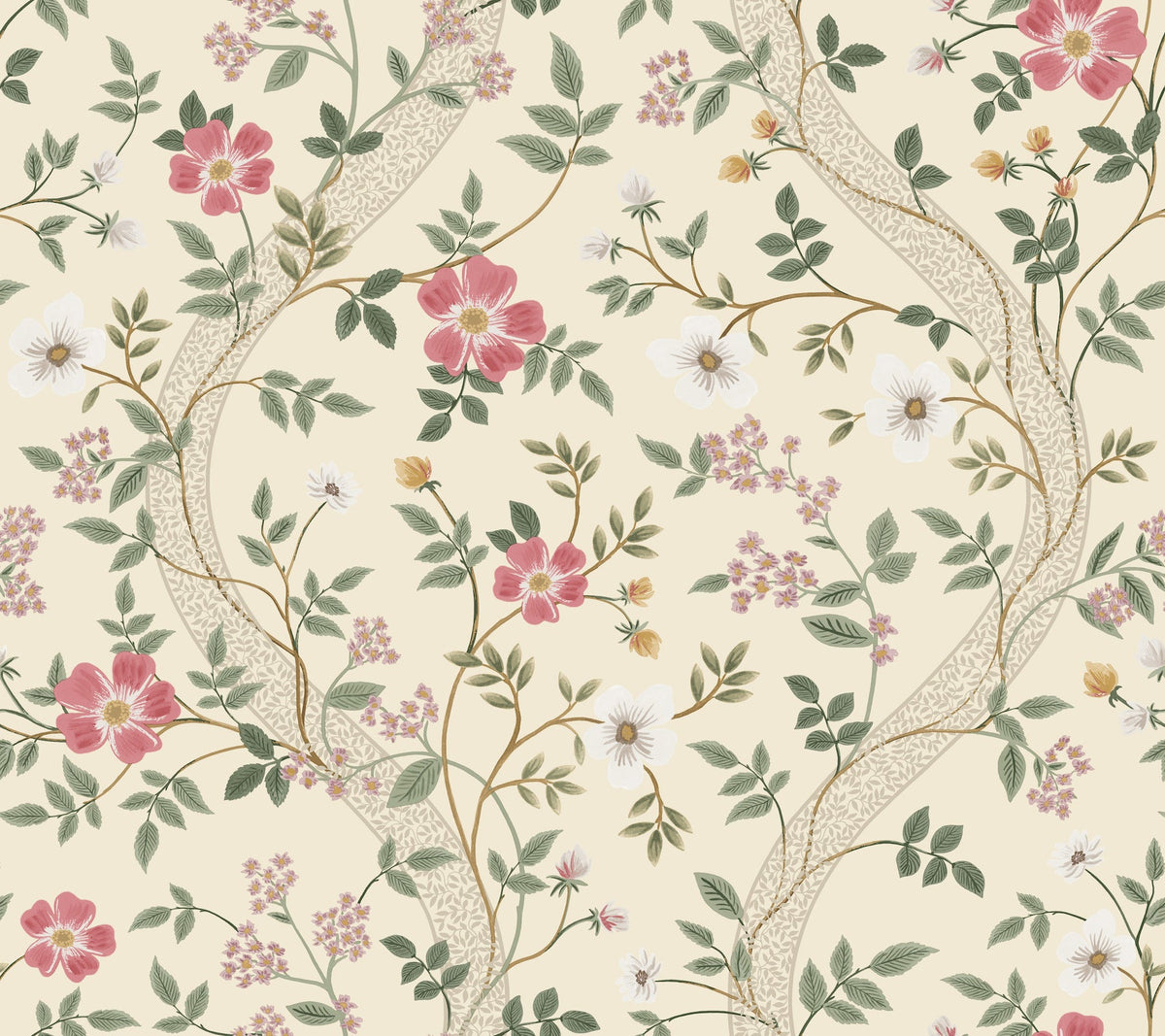 Rifle Paper Co. 4212-84381 Waverly Linen Wallpaper