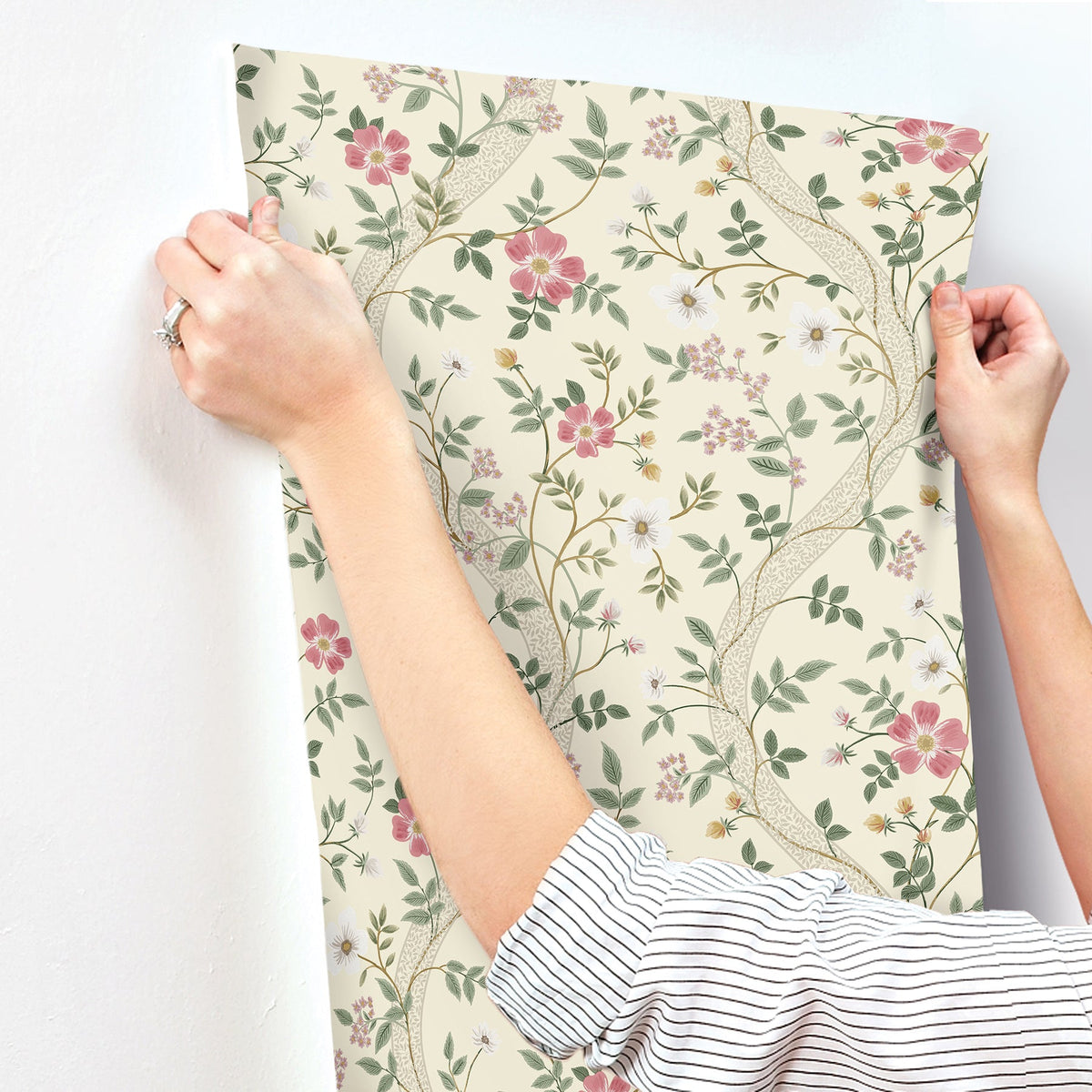 Rifle Paper Co. 4212-84381 Waverly Linen Wallpaper