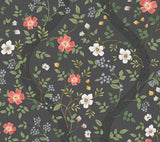 Rifle Paper Co. 4212-84385 Waverly Charcoal Wallpaper