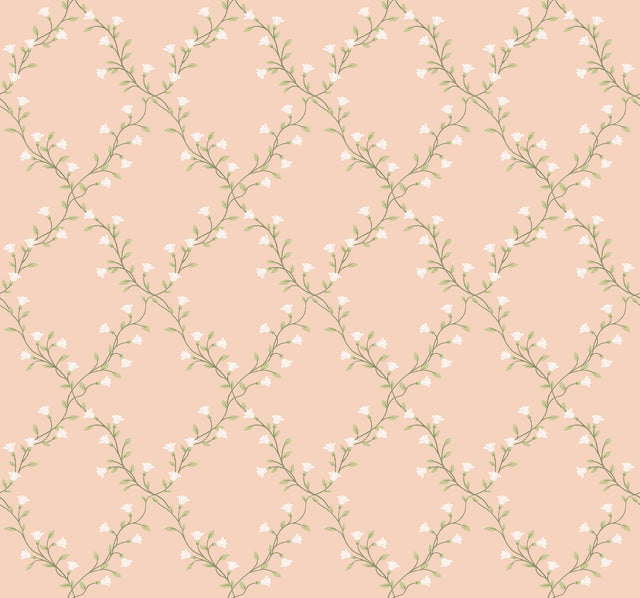 Rifle Paper Co. 4212-84386 Bellflower Rose Wallpaper