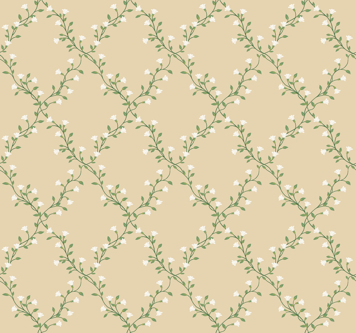 Rifle Paper Co. 4212-84387 Bellflower Linen Wallpaper