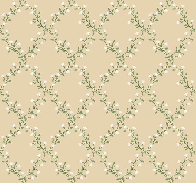 Rifle Paper Co. 4212-84387 Bellflower Linen Wallpaper