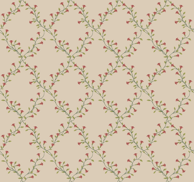 Rifle Paper Co. 4212-84388 Bellflower Beige Wallpaper