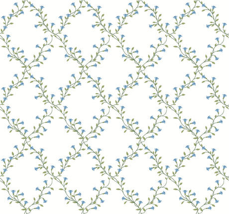 Rifle Paper Co. 4212-84389 Bellflower White Wallpaper