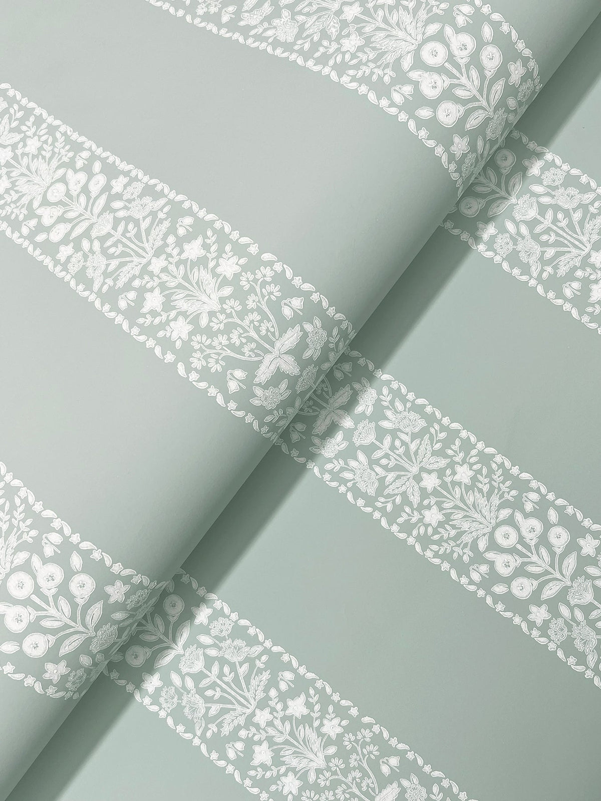 Rifle Paper Co. 4212-84391 Estee Stripe Slate Wallpaper