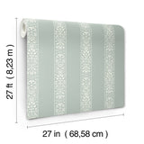 Rifle Paper Co. 4212-84391 Estee Stripe Slate Wallpaper