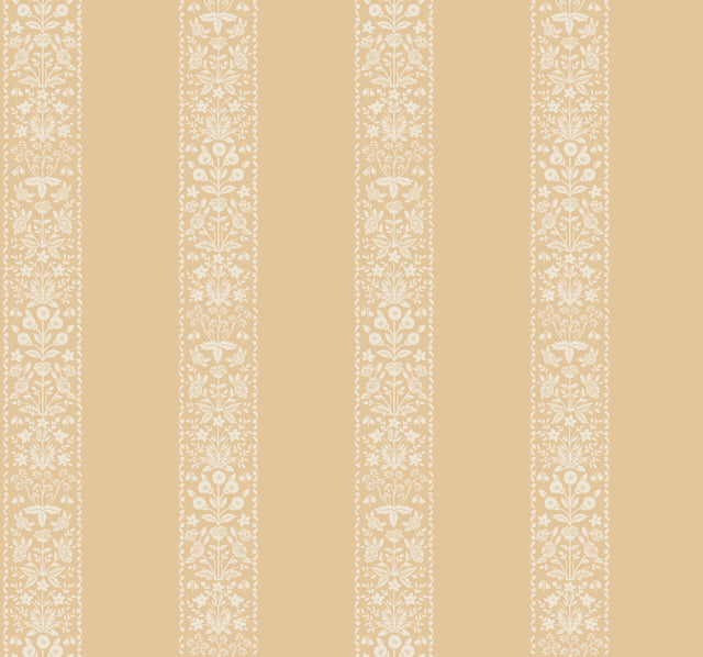 Rifle Paper Co. 4212-84392 Estee Stripe Gold Wallpaper