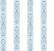 Rifle Paper Co. 4212-84393 Estee Stripe Blue & White Wallpaper