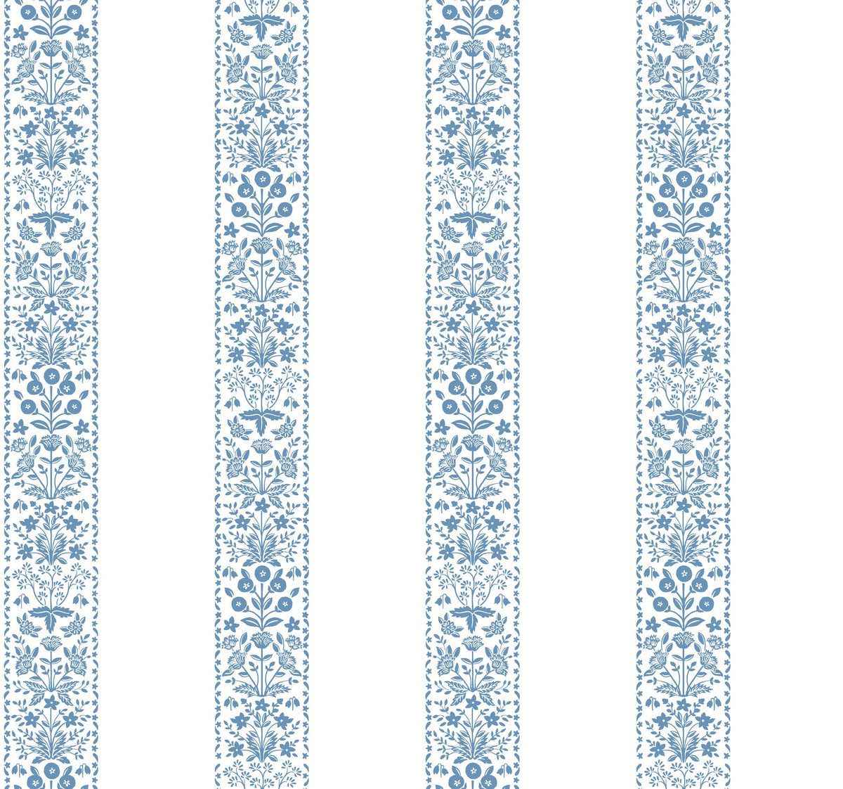 Rifle Paper Co. 4212-84393 Estee Stripe Blue & White Wallpaper