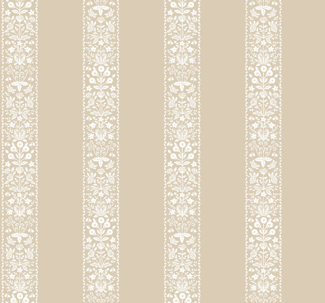 Rifle Paper Co. 4212-84394 Estee Stripe Linen Wallpaper