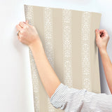 Rifle Paper Co. 4212-84394 Estee Stripe Linen Wallpaper