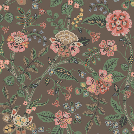 Rifle Paper Co. 4212-84396 Gracie Brown Wallpaper