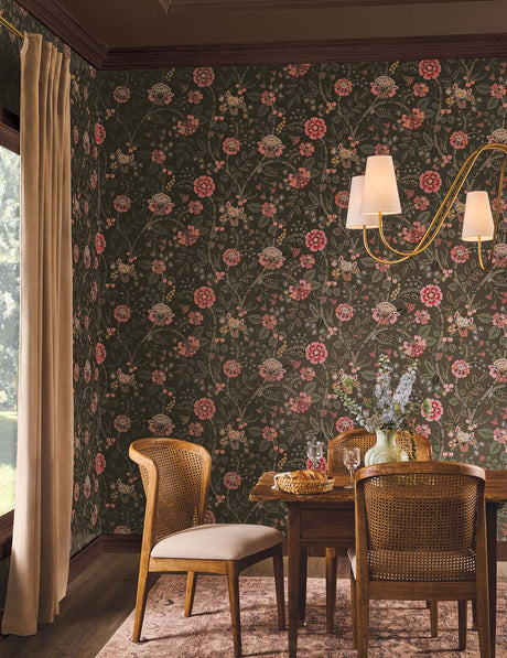 Rifle Paper Co. 4212-84396 Gracie Brown Wallpaper