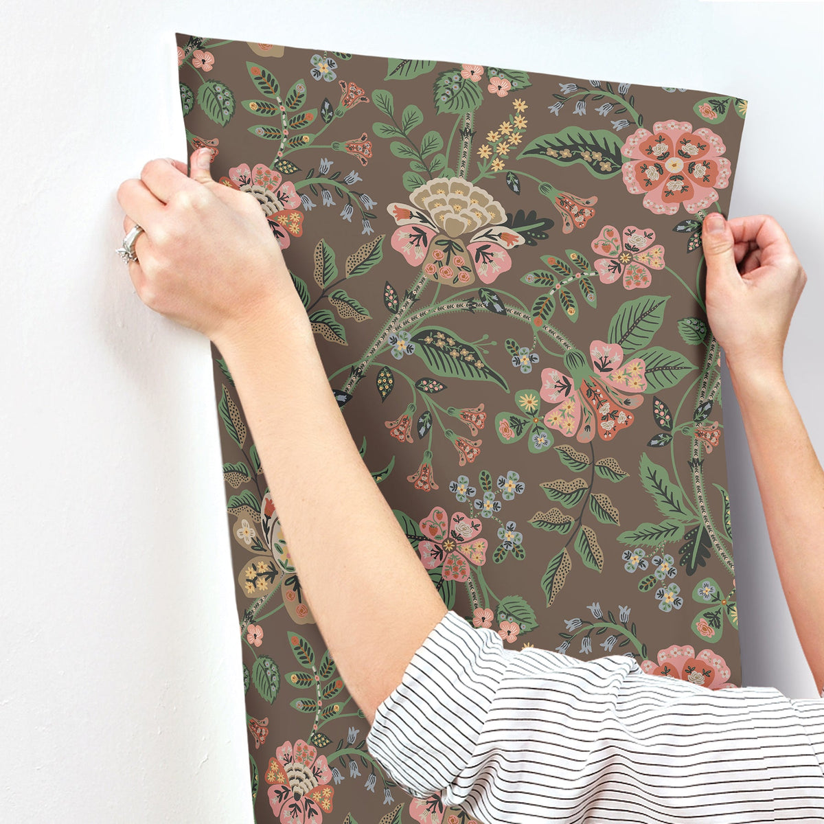 Rifle Paper Co. 4212-84396 Gracie Brown Wallpaper