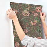 Rifle Paper Co. 4212-84396 Gracie Brown Wallpaper