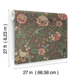Rifle Paper Co. 4212-84396 Gracie Brown Wallpaper