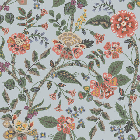 Rifle Paper Co. 4212-84398 Gracie Blue Wallpaper