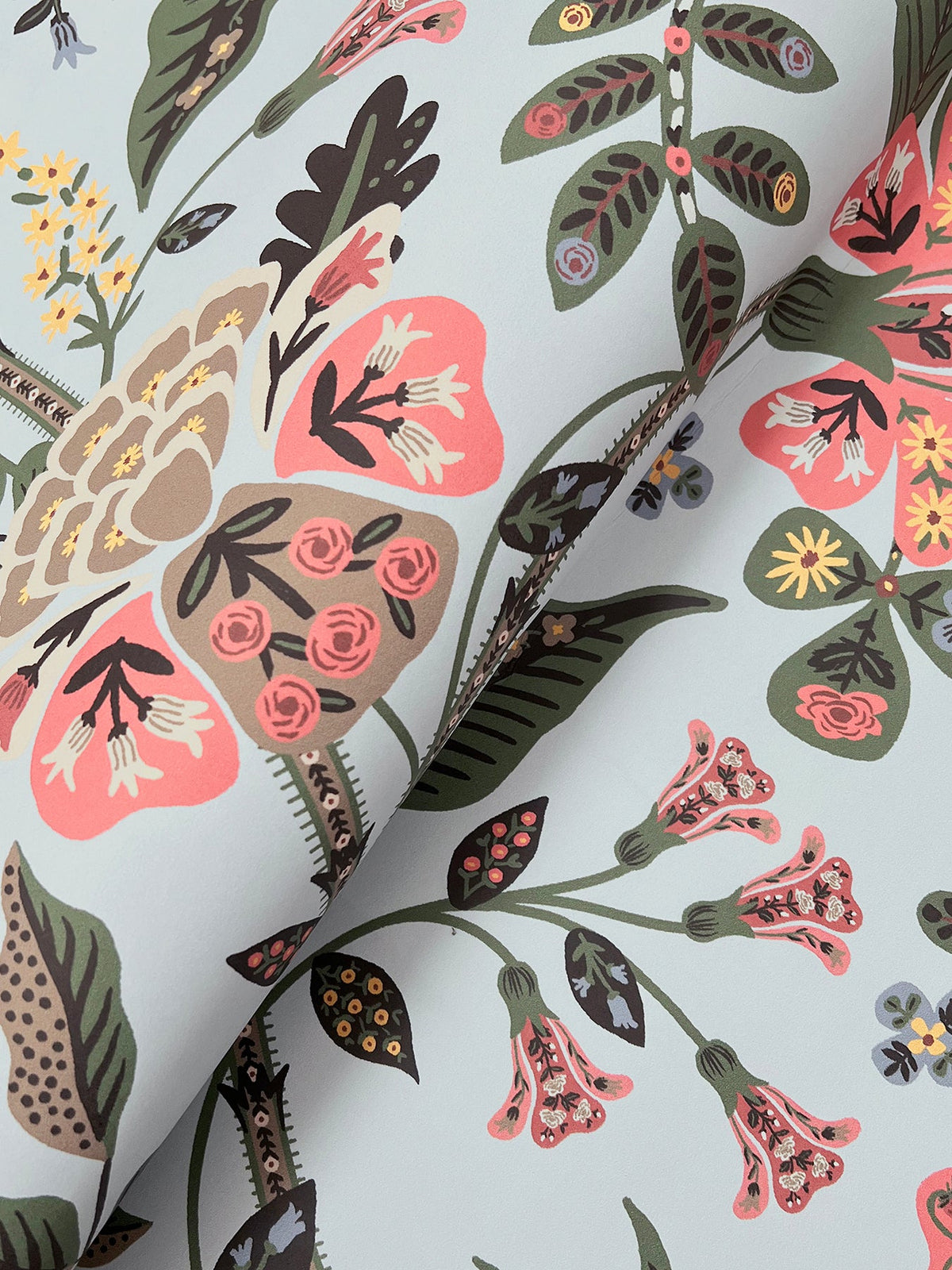 Rifle Paper Co. 4212-84398 Gracie Blue Wallpaper