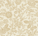 Rifle Paper Co. 4212-84400 Gracie Garden Gold & Linen Wallpaper