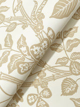 Rifle Paper Co. 4212-84400 Gracie Garden Gold & Linen Wallpaper