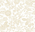 Rifle Paper Co. 4212-84402 Gracie Garden Beige & White Wallpaper