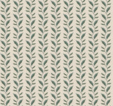 Rifle Paper Co. 4212-84404 Seagrass Emerald & Linen Wallpaper