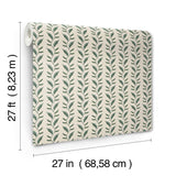 Rifle Paper Co. 4212-84404 Seagrass Emerald & Linen Wallpaper