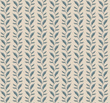 Rifle Paper Co. 4212-84405 Seagrass Slate & Linen Wallpaper