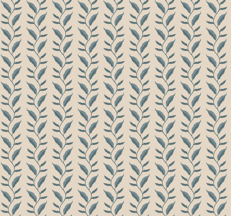 Rifle Paper Co. 4212-84405 Seagrass Slate & Linen Wallpaper