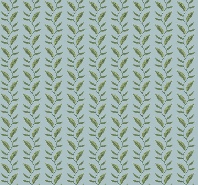 Rifle Paper Co. 4212-84406 Seagrass Blue Wallpaper