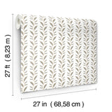Rifle Paper Co. 4212-84407 Seagrass White Wallpaper